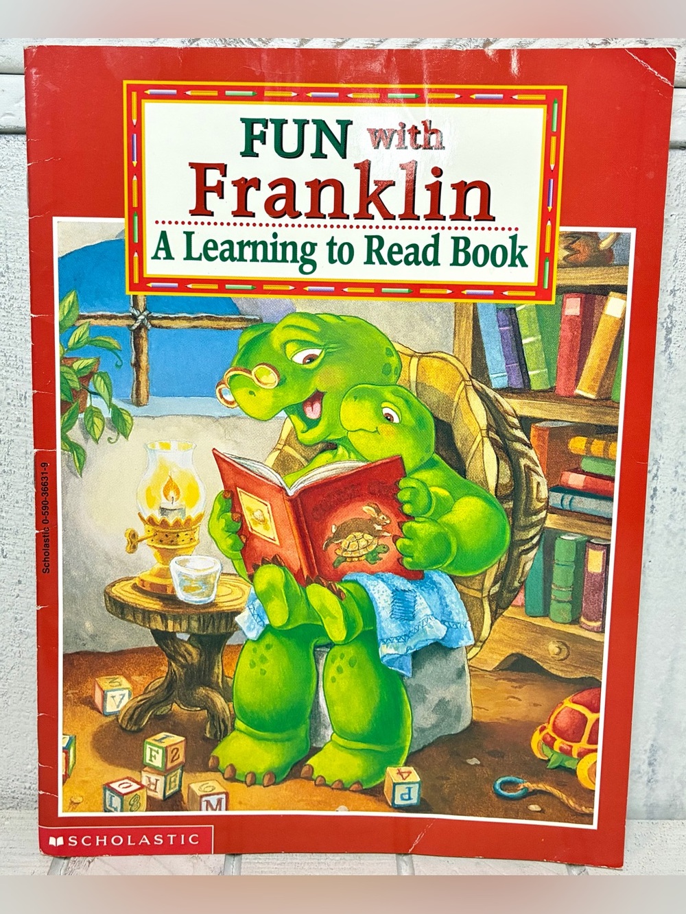 Scholastic Fun With Franklin A Learning To Read Book Vintage Activity Book 1997